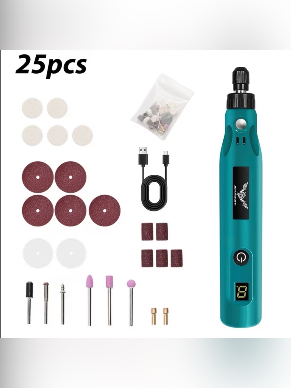 Rotary Tool Kit Sander Mini Grinder Sanding Polishing Engraving DIY Crafts